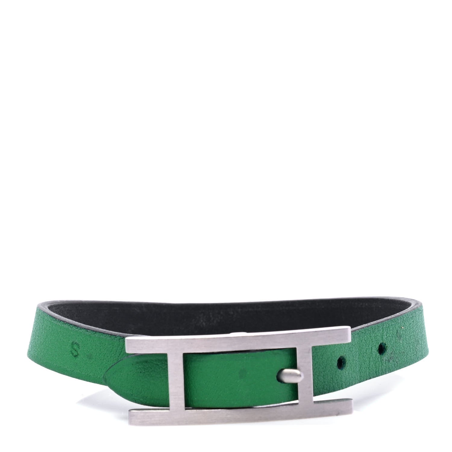 Hermes Swift Behapi Single Tour Bracelet S Bleu Indigo Bambou 1 of 5