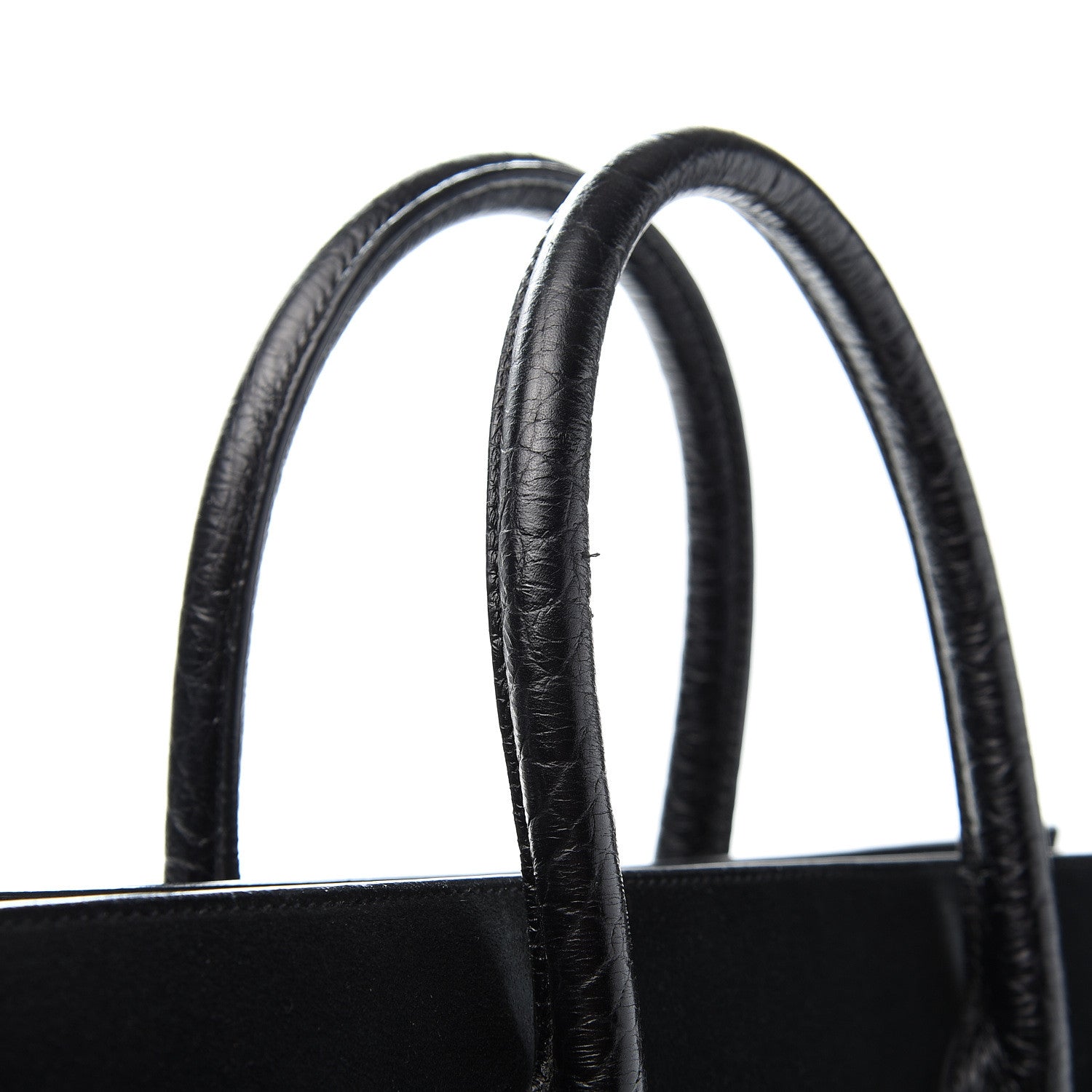 Saint Laurent Suede Crocodile Embossed Small Sac De Jour Black 12 of 15