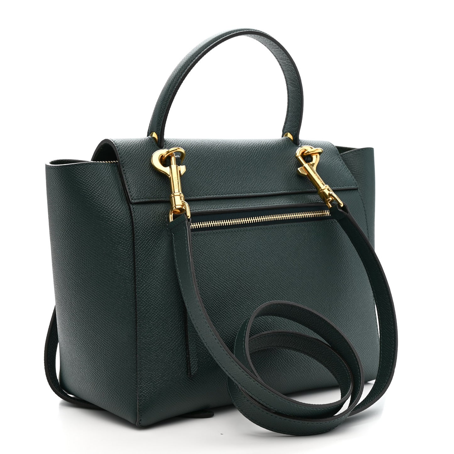 Grained Calfskin Micro Belt Bag Amazone
