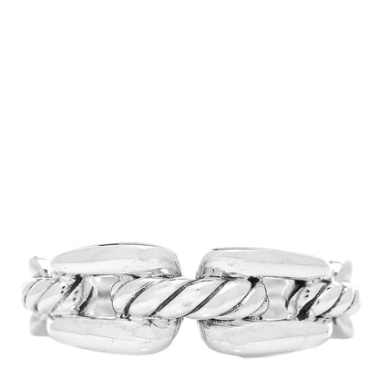 David Yurman Sterling Silver 8mm Wellesley Link Ring 57 8 1 of 4