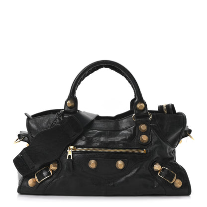 Balenciaga Agneau Giant 12 Gold Hardware Part Time Black 1 of 11