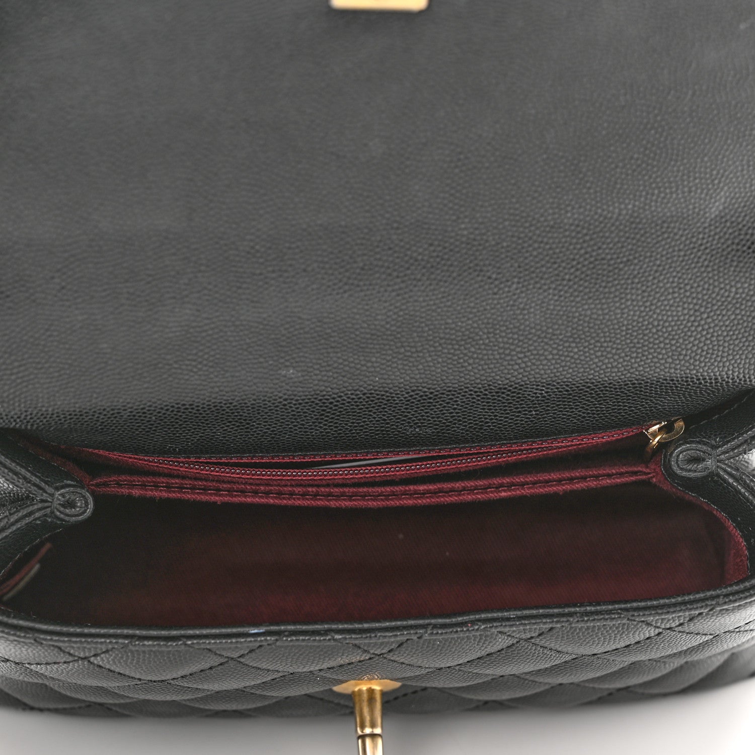 Chanel Caviar Quilted Mini Coco Handle Flap Black 5 of 10
