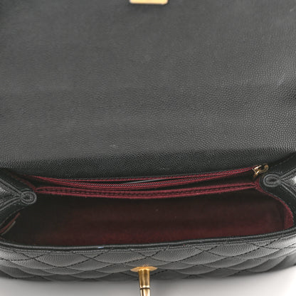 Chanel Caviar Quilted Mini Coco Handle Flap Black 5 of 10