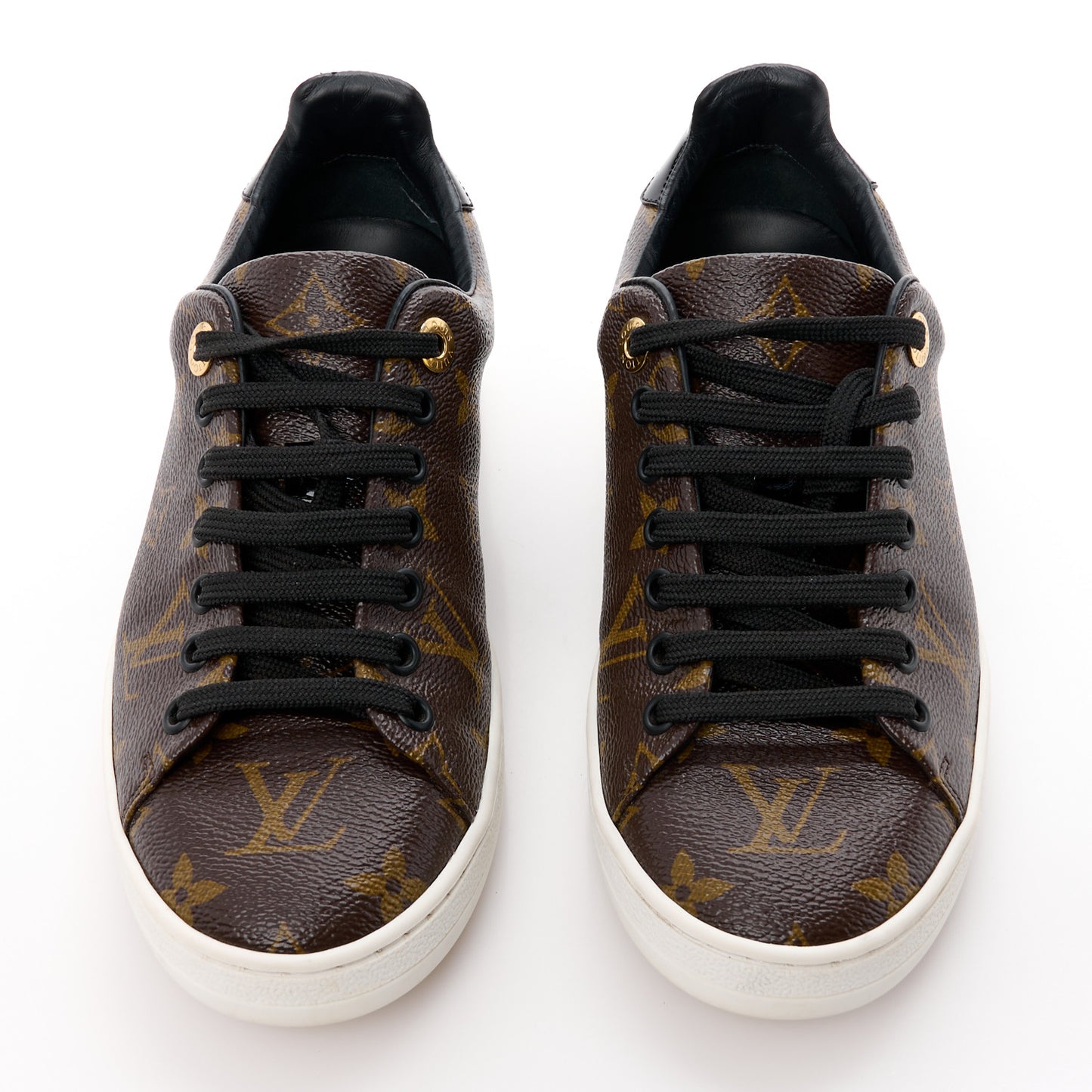 Patent Monogram Frontrow Sneakers 36