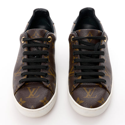 Louis Vuitton Patent Monogram Frontrow Sneakers 36 2 of 11