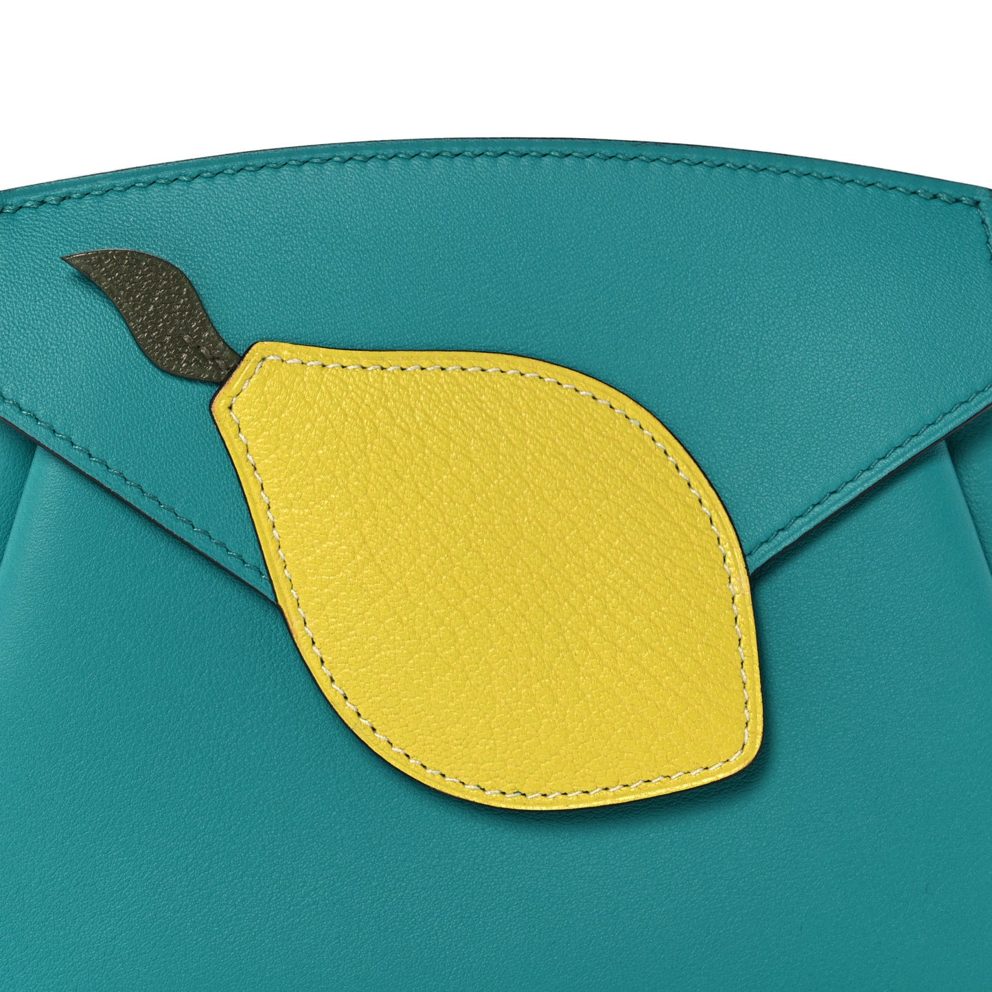 Swift Chevre Mysore Hermail Tutti Frutti Lemon Wallet Bleu Paon Lime Canopee