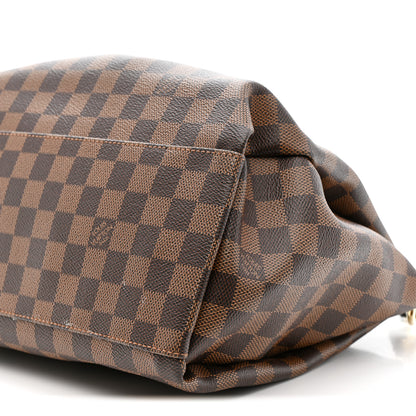 Louis Vuitton Damier Ebene Odeon Tote MM Black 9 of 9