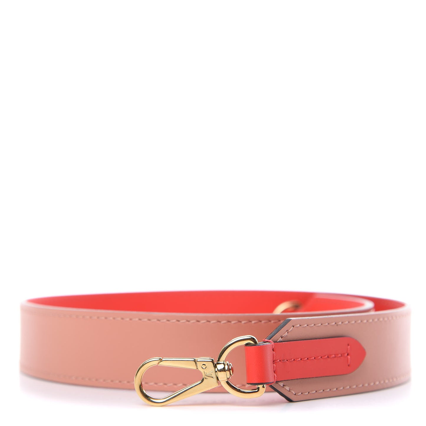 Calfskin Tuileries Besace Shoulder Strap Peach Rouge
