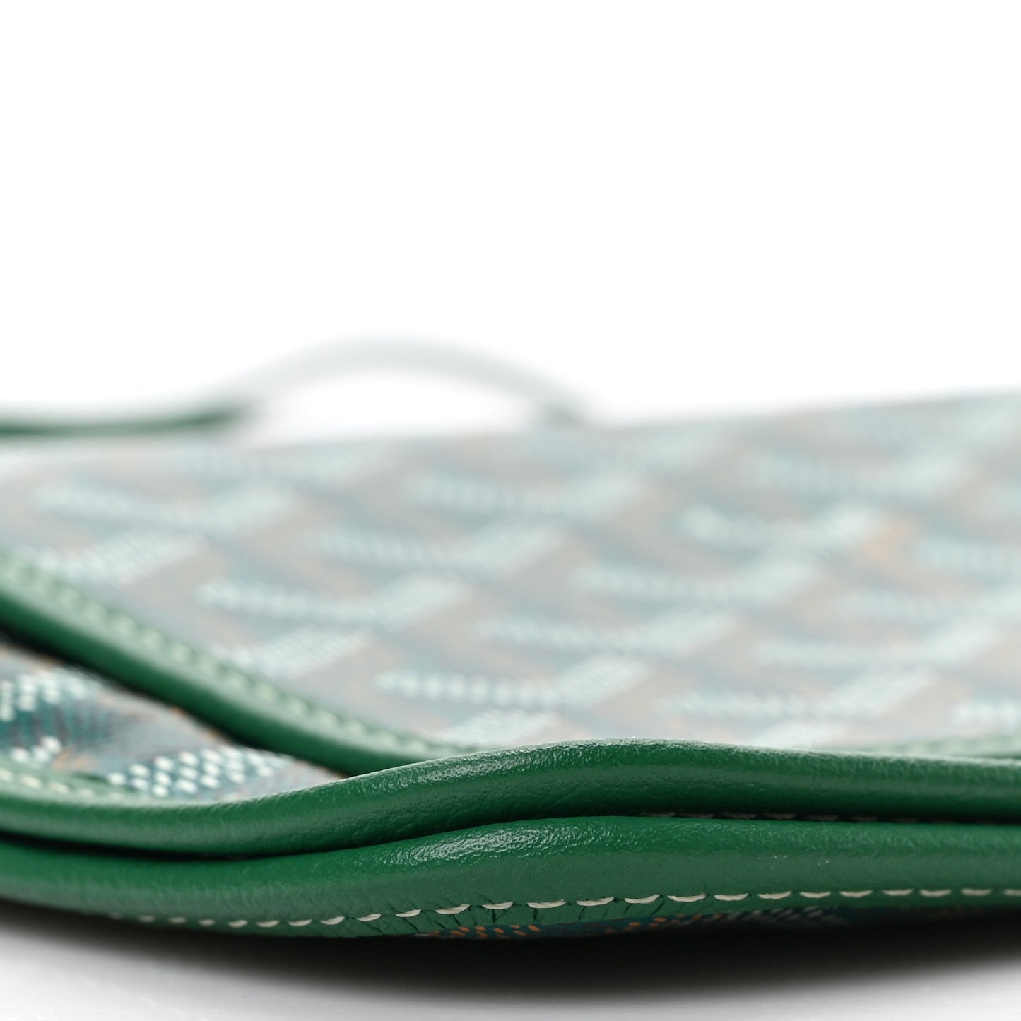 Goyardine Plumet Wallet Clutch Green