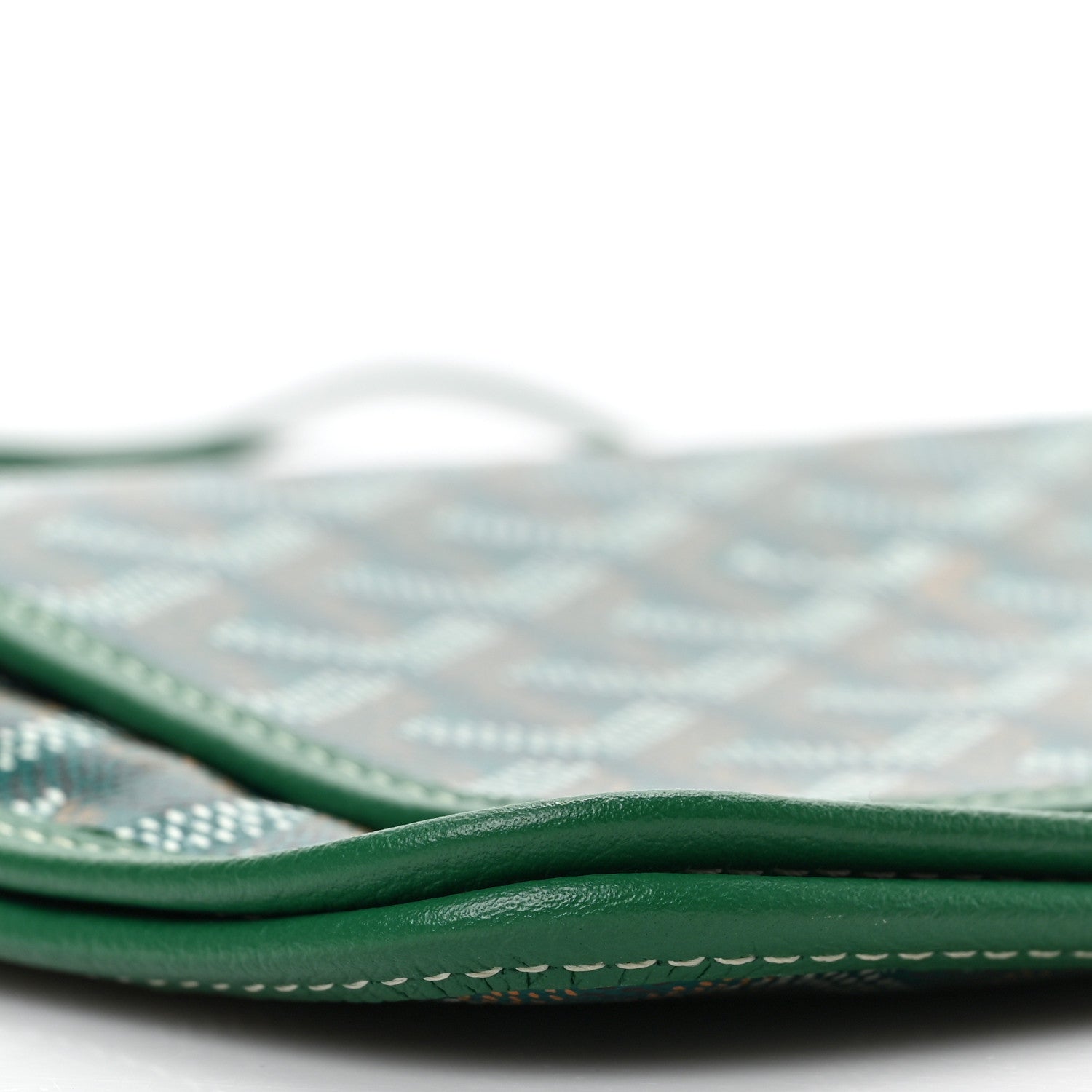 Goyard Goyardine Plumet Wallet Clutch Green 7 of 8