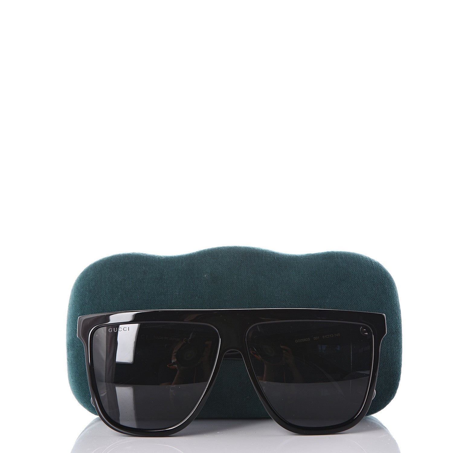 Gucci Oversized Sunglasses GG0582S Black 10 of 10