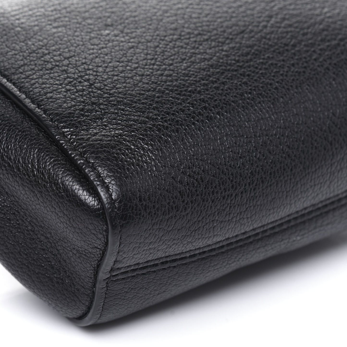 Classic Grain Calfskin Mini Lily Black