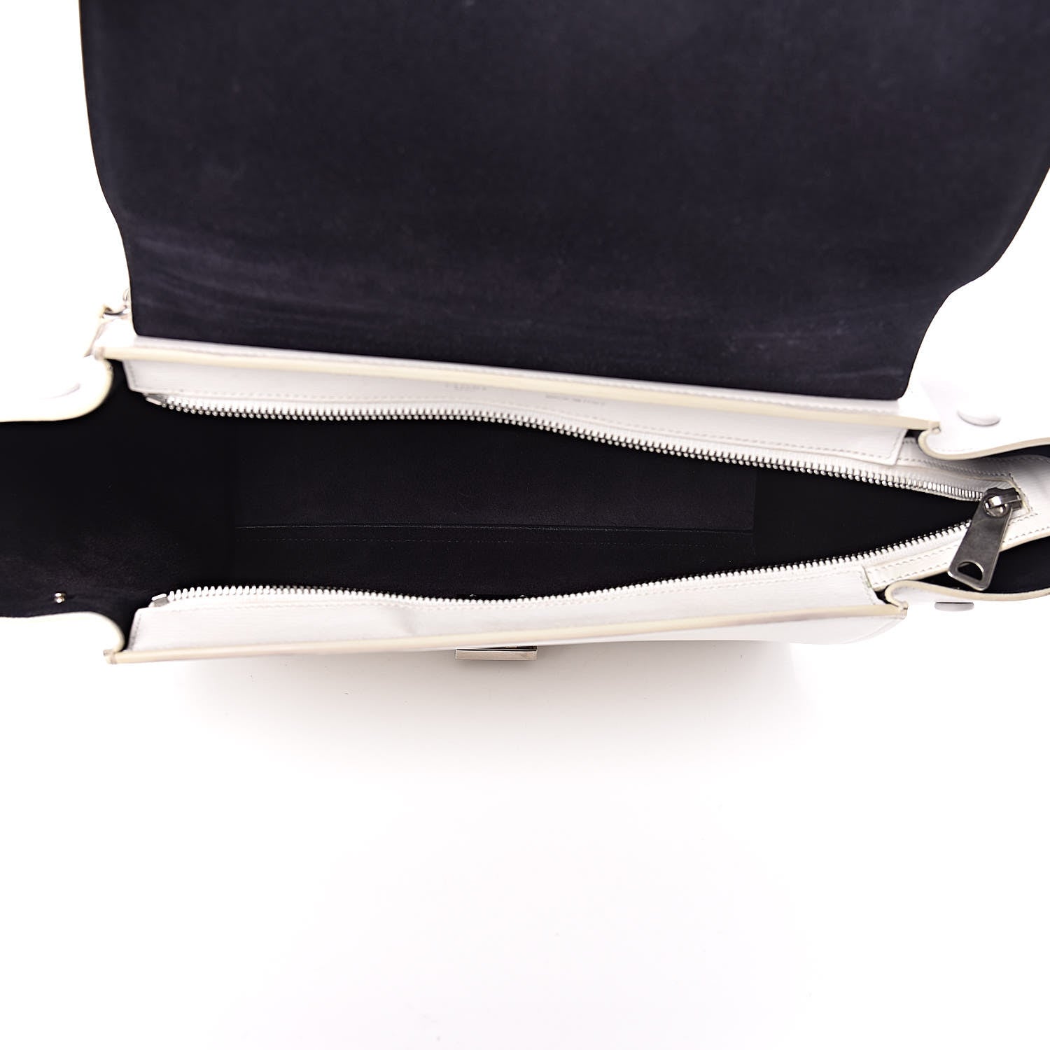 Celine Liege Calfskin Small Trapeze White 5 of 15