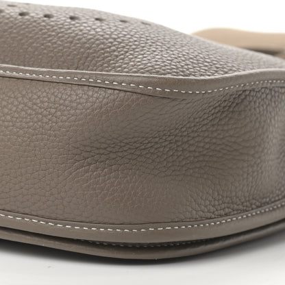 Hermes Taurillon Clemence Evelyne III PM Etoupe 5 of 15
