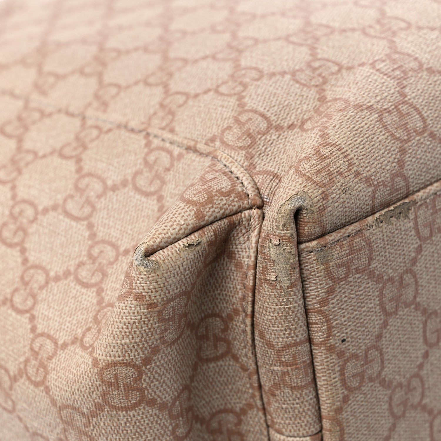 Gucci GG Supreme Monogram Messenger Diaper Bag Beige 11 of 17