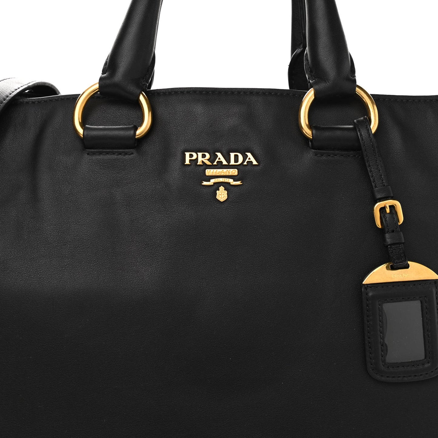 Soft Calf Tote Black