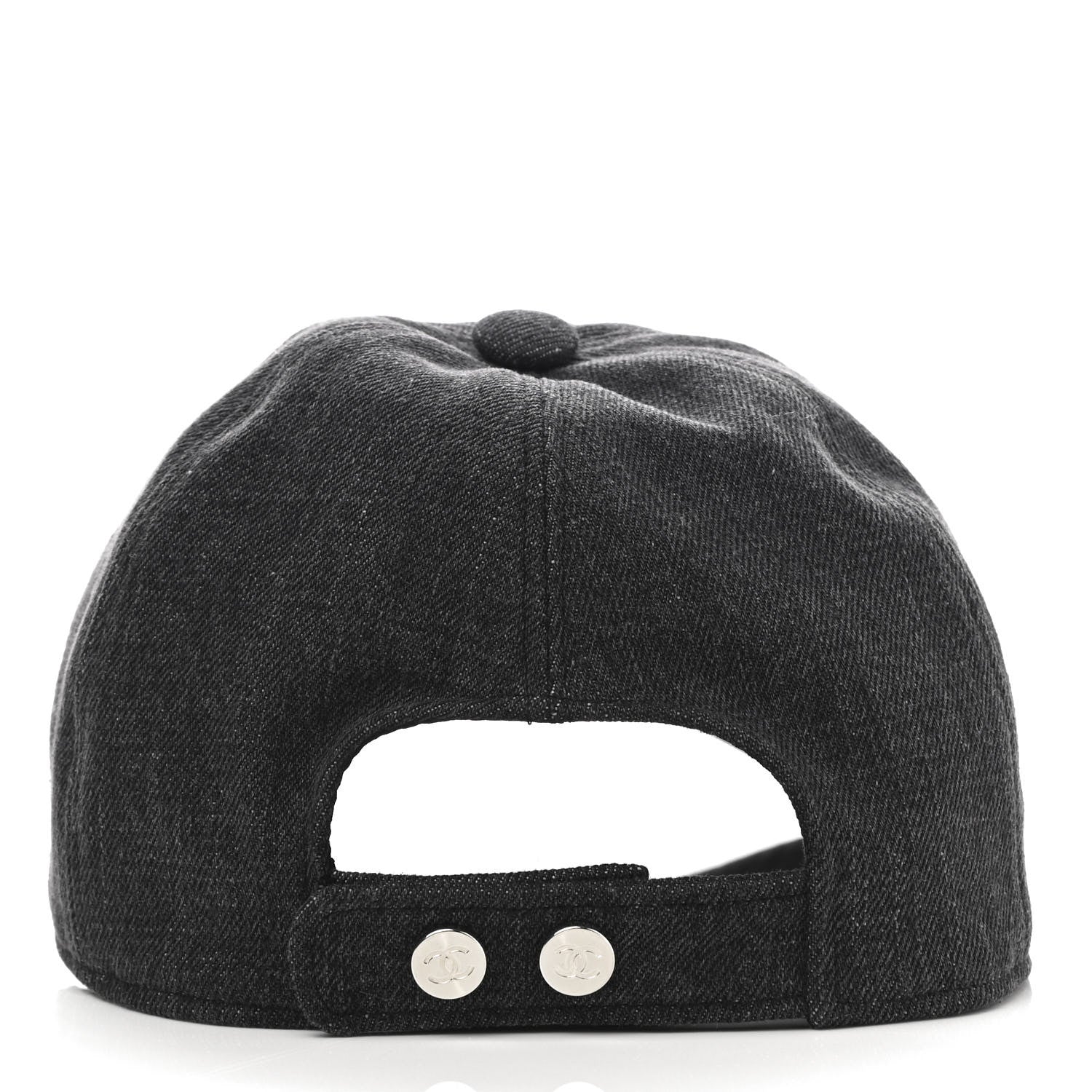 Chanel Cotton Sequin CC Cap Hat Black 6 of 8