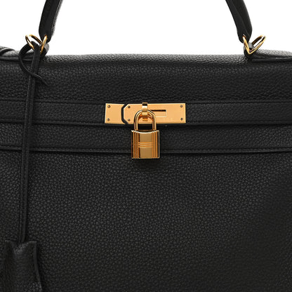 Hermes Togo Kelly Retourne 32 Black 8 of 14