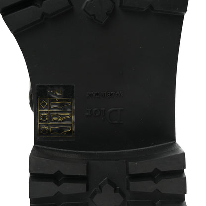 Christian Dior Calfskin Pearl D-Strike Ankle Boots 40 Black 7 of 9