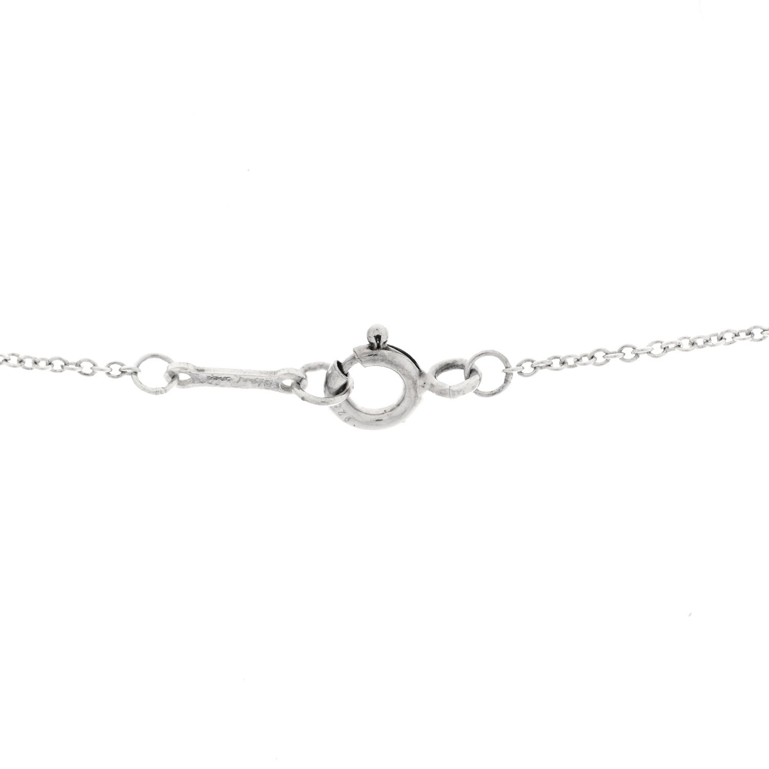 Tiffany Sterling Silver Paloma Picasso Loving Heart Pendant Necklace 5 of 5