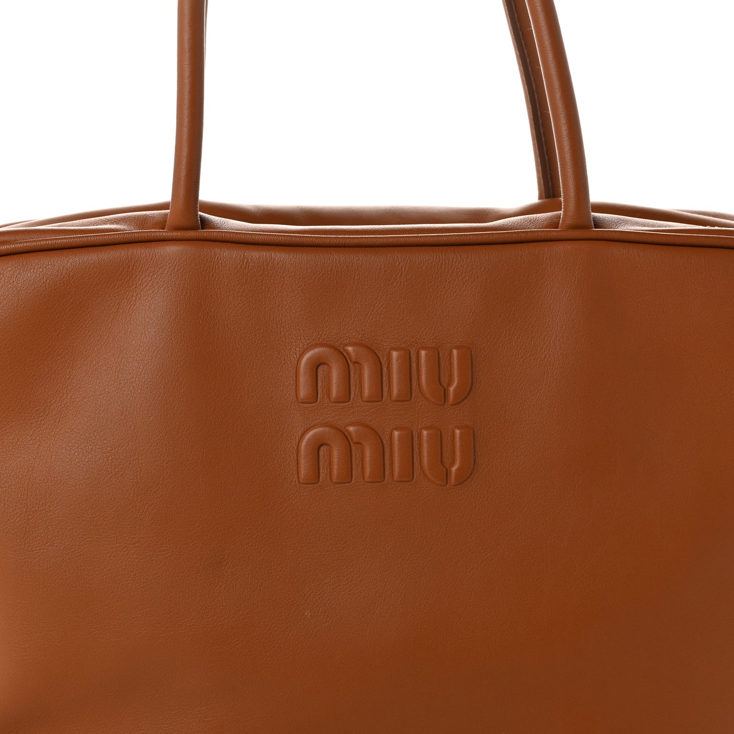 Soft Calf Softy Medium Beau Top Handle Bag Cognac