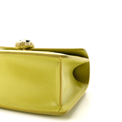 Bulgari Shiny Karung Serpenti Forever Small Top Handle Linden Peridot 9 of 9