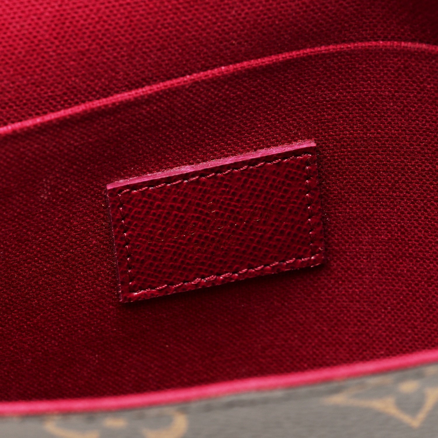 Louis Vuitton Monogram Pochette Felicie Chain Wallet Fuchsia 7 of 11