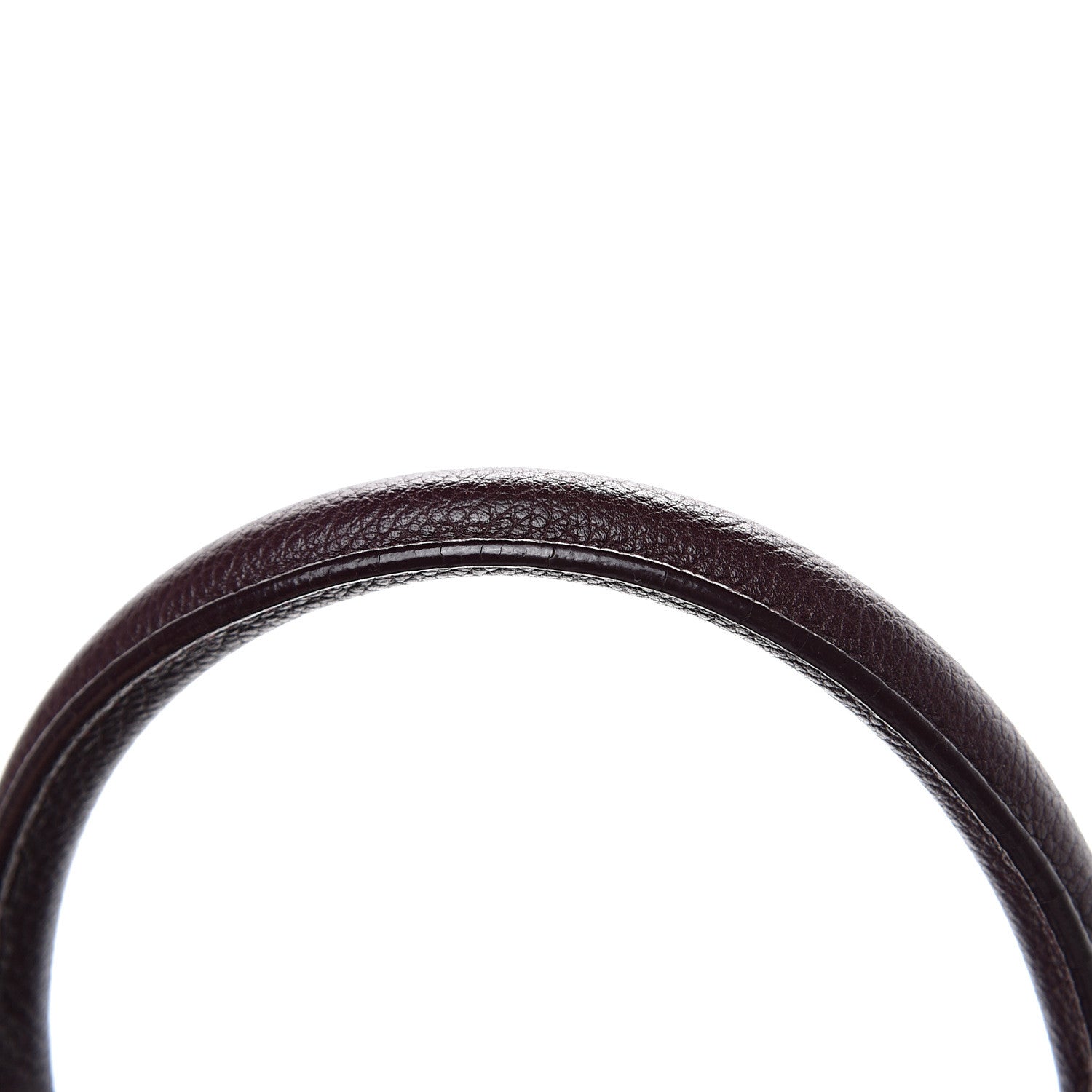 Saint Laurent Grained Calfskin Small Cabas Rive Gauche Amaranto 15 of 18