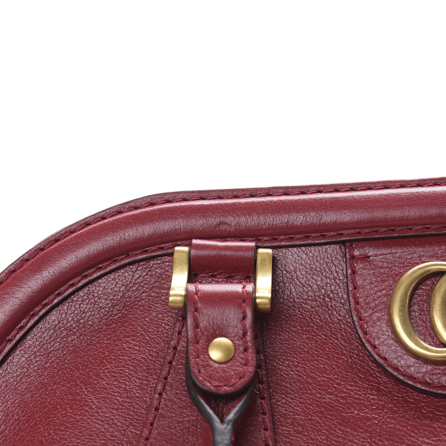 Gucci Calfskin Large Re(Belle) Top Handle Bag Red 13 of 13