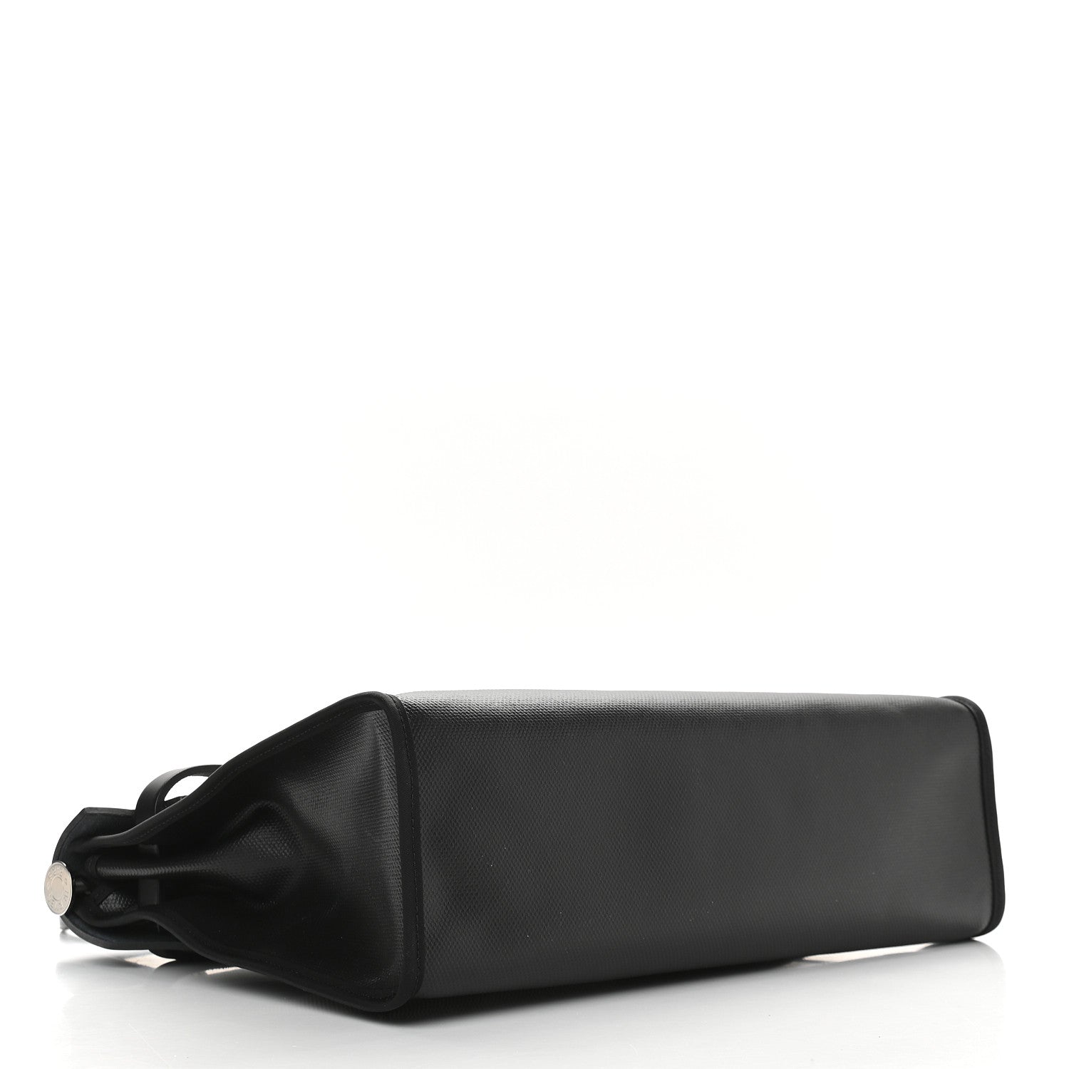 Hermes Toile H Berline Vache Hunter Herbag Zip PM 31 Black Ecru 5 of 12