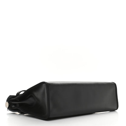 Hermes Toile H Berline Vache Hunter Herbag Zip PM 31 Black Ecru 5 of 12