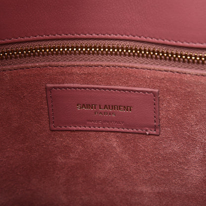 Saint Laurent Calfskin Small Sac De Jour Dark Rose 7 of 14