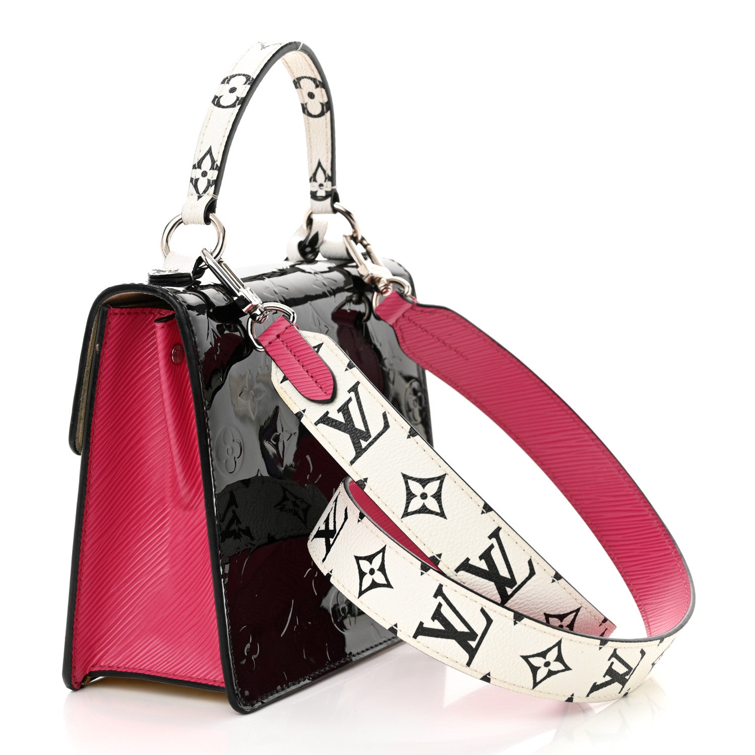 Louis Vuitton Vernis Epi Monogram Spring Street Black 3 of 15