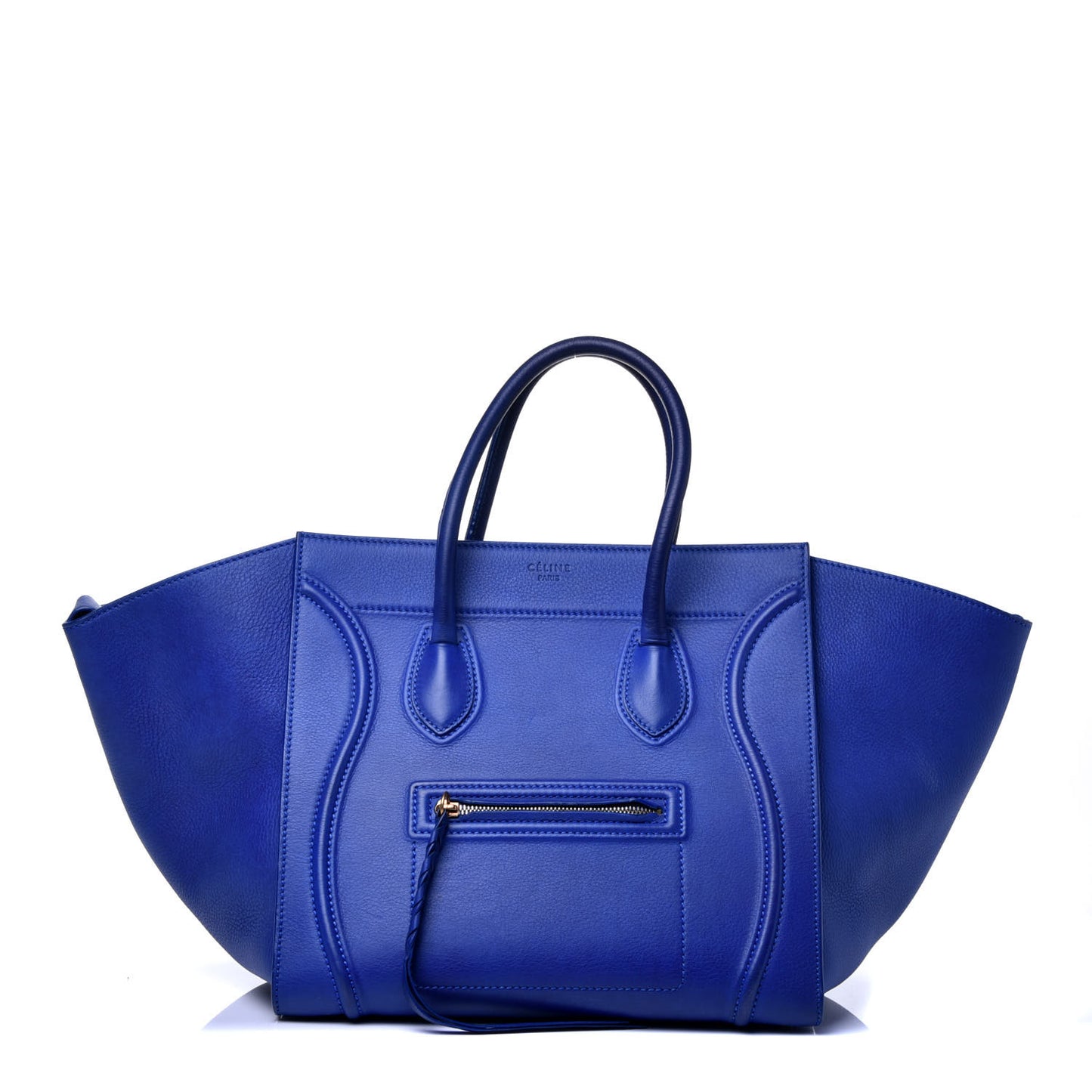 Supple Calfskin Medium Phantom Luggage Royal Blue