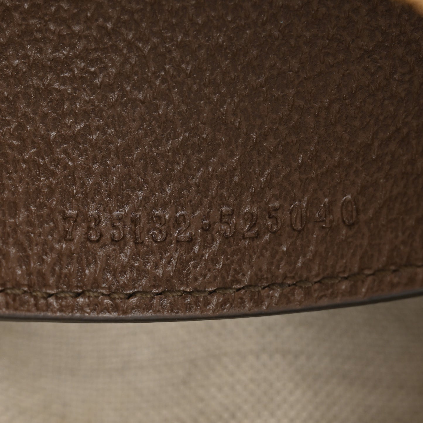 GG Supreme Monogram Textured Dollar Calfskin Web Small Ophidia GG Handbag Beige Ebony New Acero