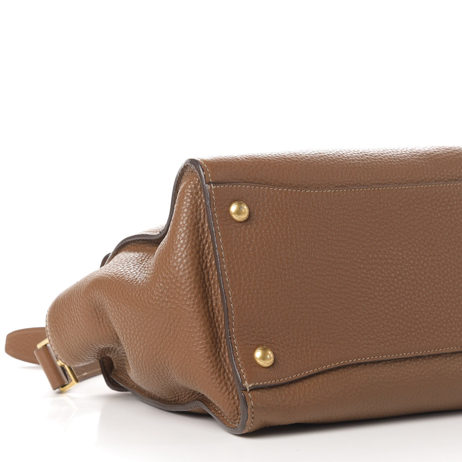 Prada Vitello Daino Sound Twin Pocket Satchel Brandy 8 of 10