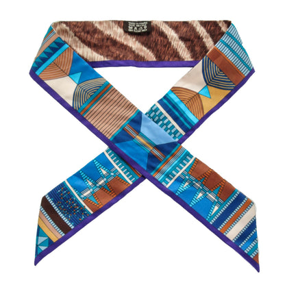 Hermes Silk Pelages et Camouflage Twilly 1 of 5