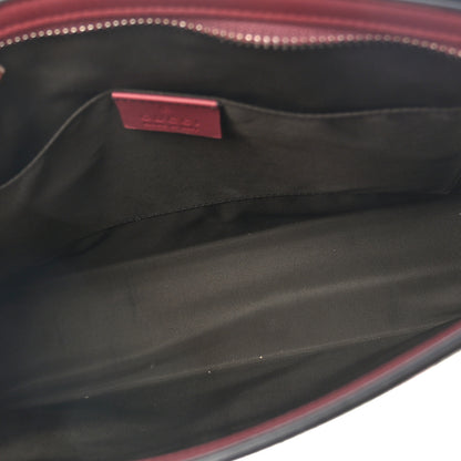 Gucci GG Supreme Monogram Blooms Large Cosmetic Case Beige Multicolor Dry Rose 5 of 9