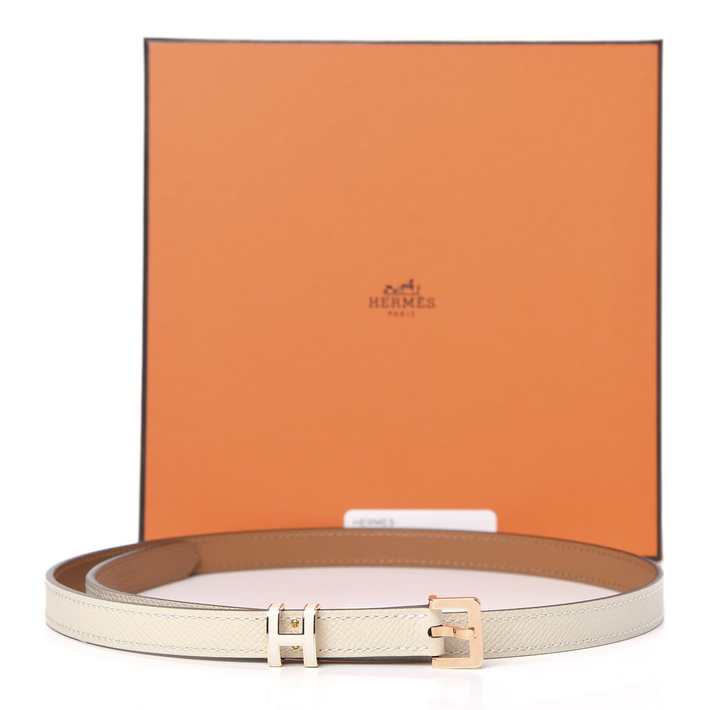 Epsom 15mm Pop H Belt 75 Craie