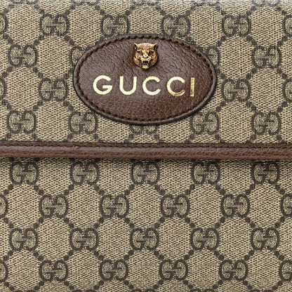 Gucci GG Supreme Monogram Neo Vintage Web Belt Bag Brown 9 of 11