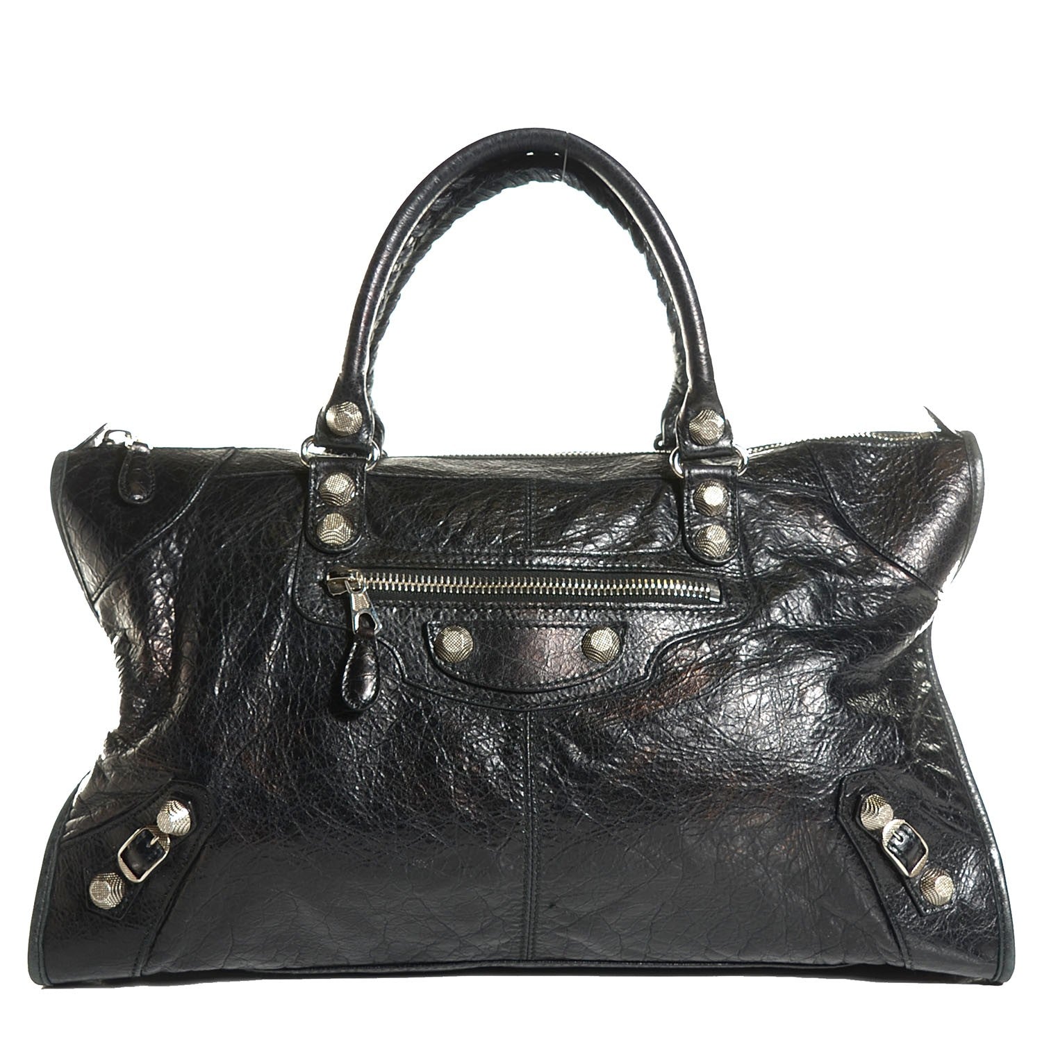 Balenciaga Agneau Giant 21 Silver Hardware Work Black 1 of 12