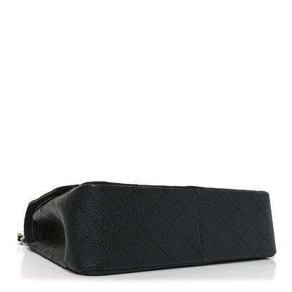 Chanel Caviar Quilted Jumbo Double Flap Black 4 of 11