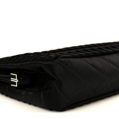 Chanel Satin Crystal Woven Clutch Black 10 of 11