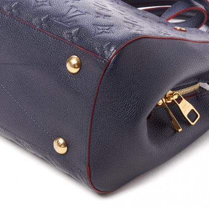 Louis Vuitton Empreinte Montaigne MM Marine Rouge 5 of 8