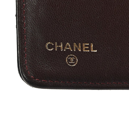 Chanel Lambskin Quilted Yen Wallet Black 7 of 8