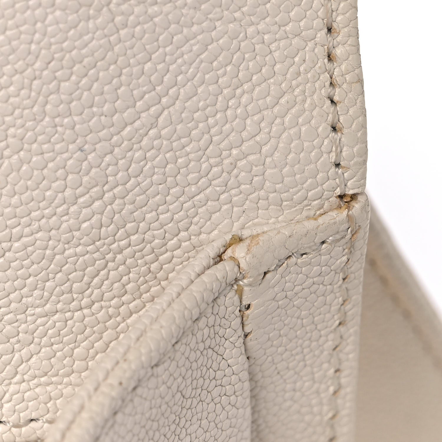 Chanel Caviar Quilted Medium Boy Flap White 19 of 27