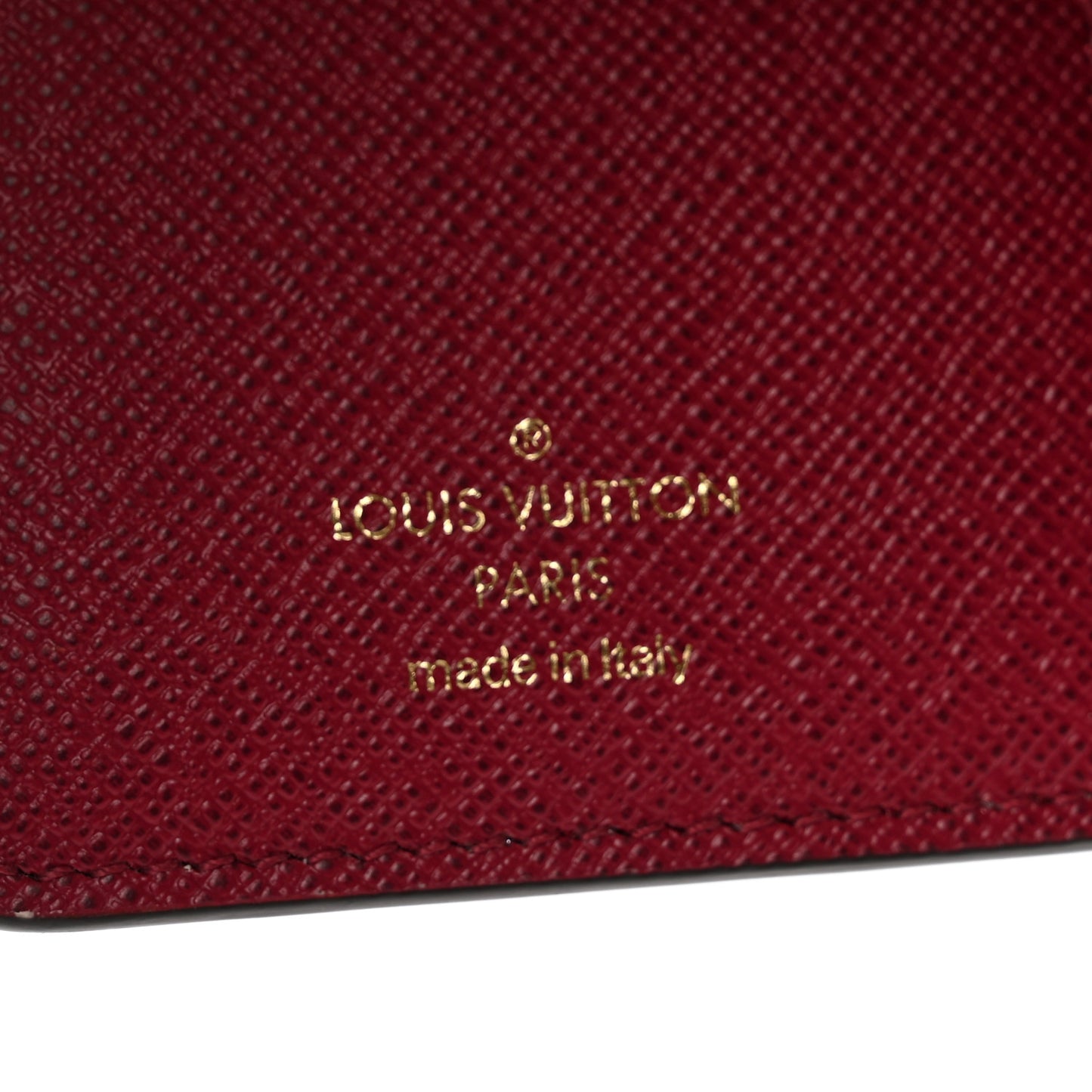 Monogram Lou Zippy Compact Wallet Red