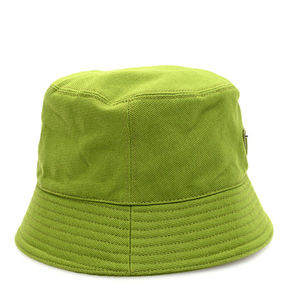Prada Drill Nylon Metal Triangle Logo Mens Bucket Hat M Drill 6 of 9