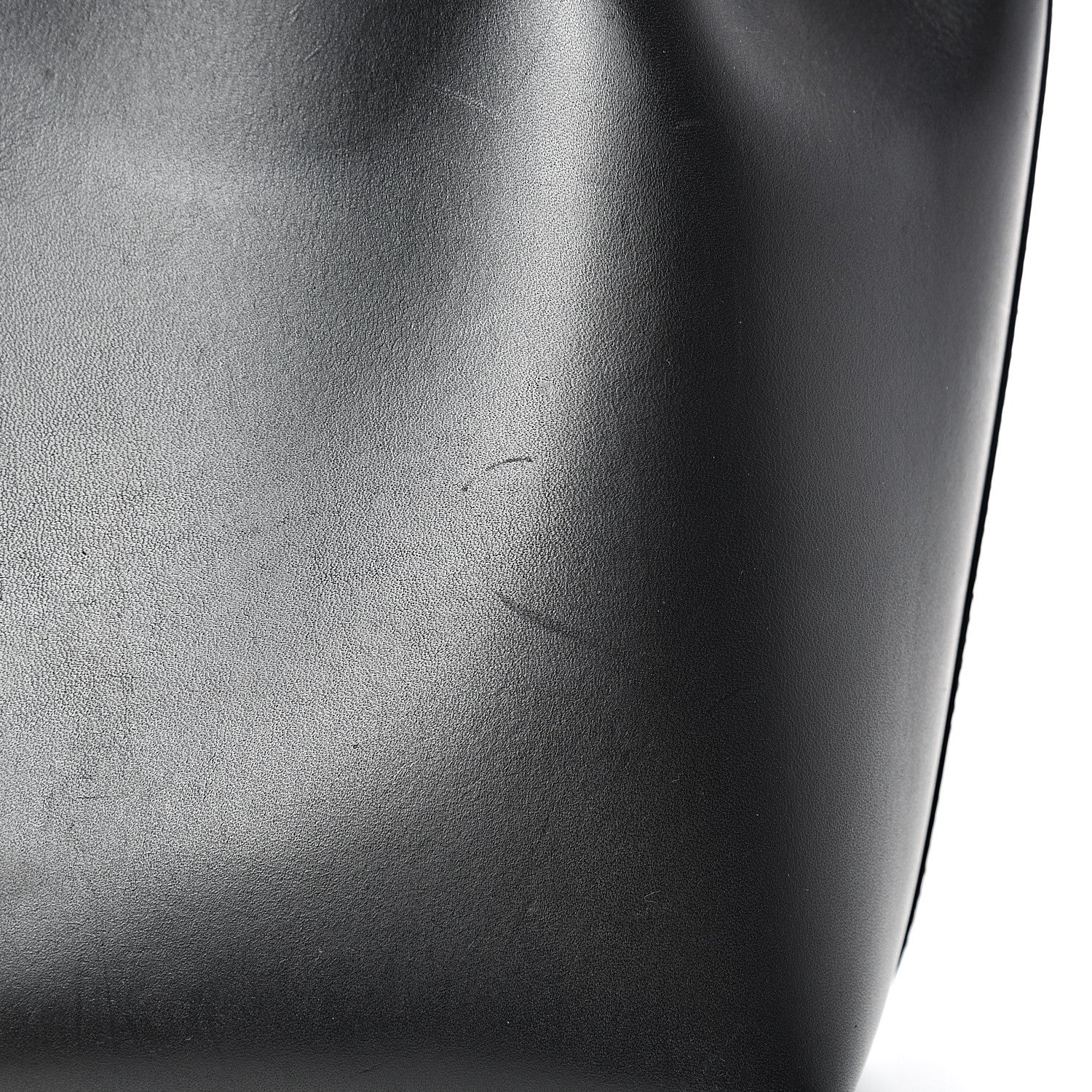 Mansur Gavriel Vegetable Tanned Calfskin Mini Bucket Bag Black Flamma 14 of 18