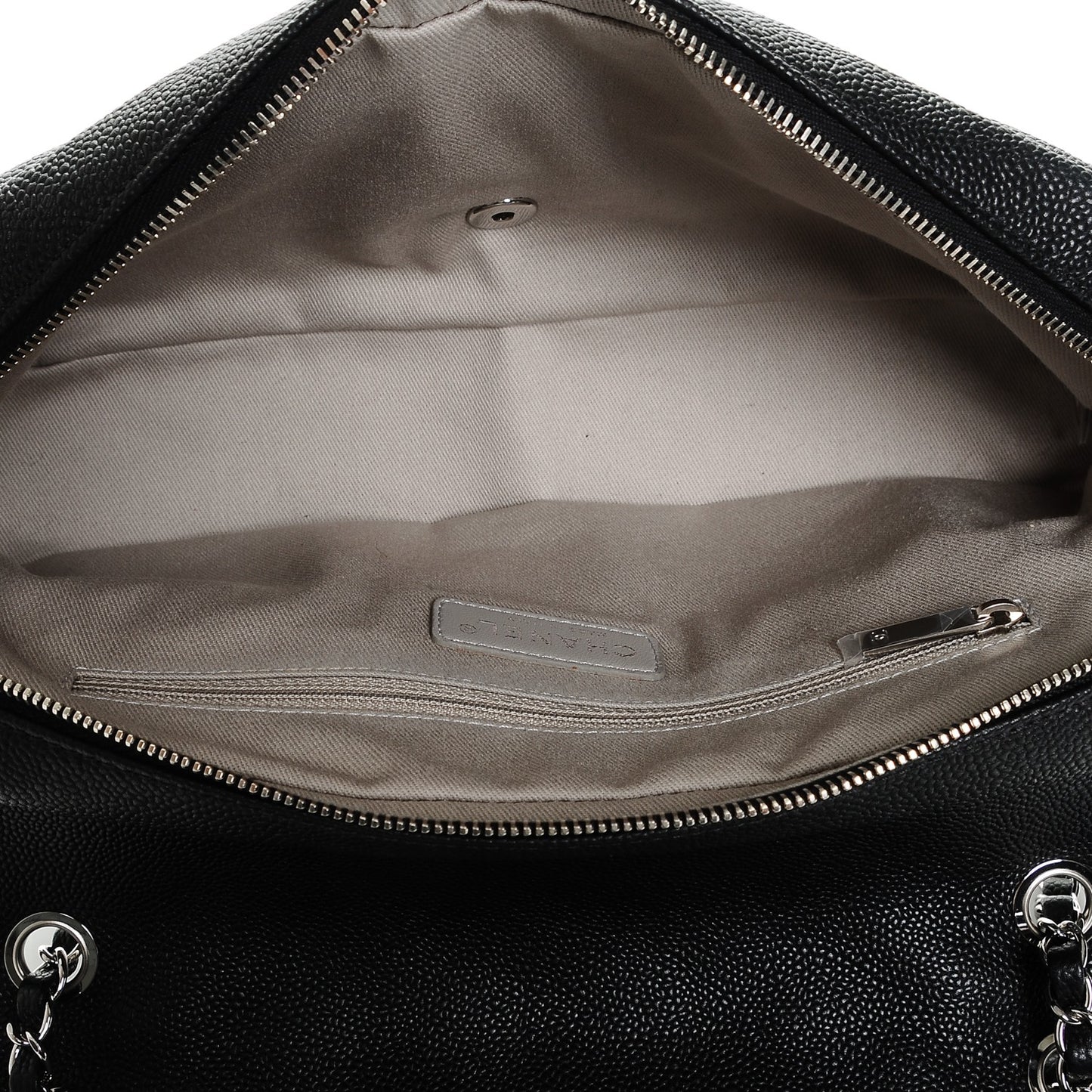 Caviar Quilted Jumbo Easy Flap Black